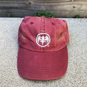Vintage BACARDI RUM Baseball Dad Hat Unisex Red Adjustable Cap Logo​​​​​